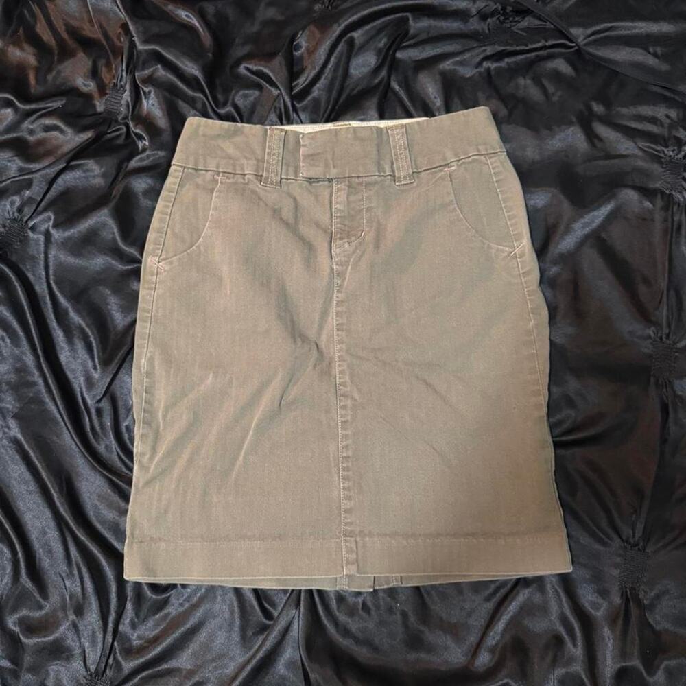 Gap khaki mini skirt